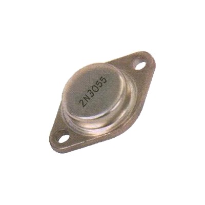 [2N3055] Transistor de Silicio NPN, 30 Vce, 15 Amp., 115 Watt, Paquete TO-3.