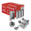 KIT para puertas autoportantes de hasta 3 m y 600 kg con rodillos de nylon