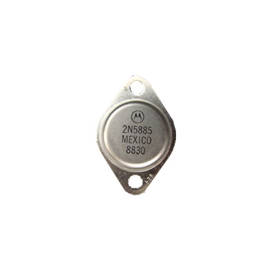 [2N5885] Transistor de Silicio NPN, 60 Vce, 25 Amp. , 200 Watt , Montaje TO-3