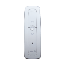 Control remoto 1 canal para motores de persiana Somfy con señal inalámbrica, instrucciones: sube, baja y detener, con posición favorita programada.