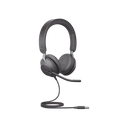 Jabra Jabra Evolve 2 40SE, Auricular stereo versión MS con aislamiento de ruido, conexión USB-A y indicador de ocupado (Busylight) (24189-999-999)