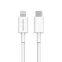 Cable USB-C a Lightning / MFi Certificado / 1 Metro (3.28 Pies) / Ideal para iPhone, iPad y iPod / Carga Rápida 3 Amp / Carga y Sincronización de Datos / 480 Mbps / 60 Watts
