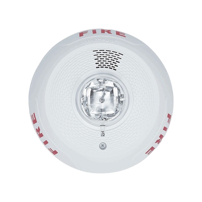 [PC4WL] L-Series Indoor Selectable Output Horn Strobe, 4-Wire, Ceiling Mount, FIRE Marking, White