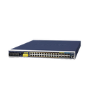 Switch Industrial Capa 3, 24 Puertos Gigabit PoE 802.3af/at, 4 Puertos SFP 1 G, 4 Puertos SFP de 10 G