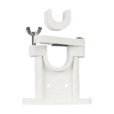 [408R] Soporte para antenas de 1 1/2 ", 1 1/8" y 1" de diametro, utilizando el adaptador incluido.