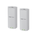 Kit Enlace Inalámbrico Recomendado para Elevadores, hasta 500m o 125 pisos, Preconfigurado, Ajuste Automático, Hasta 300 Mbps, Doble Puerto LAN