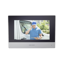 Monitor Hibrido IP WiFi Touch Screen 7" para DS-KIS303P / Vídeo en Vivo / PoE Estándar / Apertura Remota / Llamada Entre Monitores / Audio de dos vías / Policarbonato
