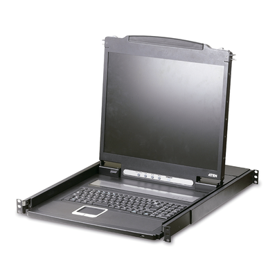 [CL1000N] Consola LCD VGA PS/2 de 19 pulgadas con cable (US99KB/USKB/SPKB)/con (EE. UU./UE) ATEN.