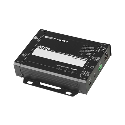 [VE802R] Receptor HDMI HDBaseT-Lite con PoH | 4K a 35 m (Cat 5e/6) / 40 m (Cat 6a/ATEN 2L-2910 Cat6); 1080p a 60 m (Cat 5e/6) / 70 m (Cat 6a/ATEN 2L-2910 Cat6) | HDBaseT Clase B | PoH PD |