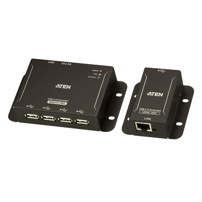 [UCE3250] Extensor USB 2.0 |Cat 5| Hub de 4 puertos | hasta 50 metros