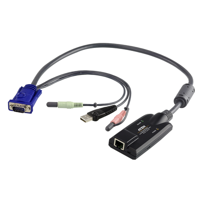 [KA7176] Adaptador KVM VGA/Audio USB con Virtual Media