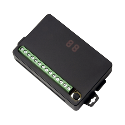 [SK-910RD4] Receptor RF de 4 Canales / Alcance Hasta 80 Metros / Pulso Temporizado 0.5-99 Segundos o 1-99 Minutos