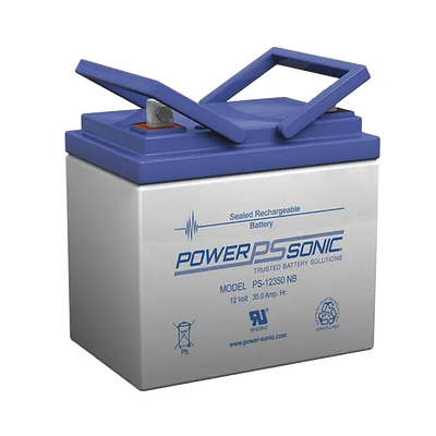[PS-12350-NB] Batería 12V, 35AH, Para Respaldo, Tecnologías AGM/VRLA, 5 Años Vida Útil, Terminales NB, Reconocida UL