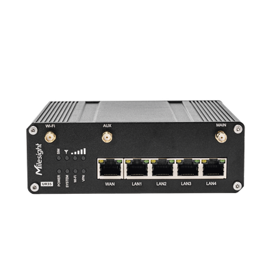 [UR35-L04AF-W] Router Celular Industrial 4G LTE con WiFi y Puertos Ethernet para IoT y M2M