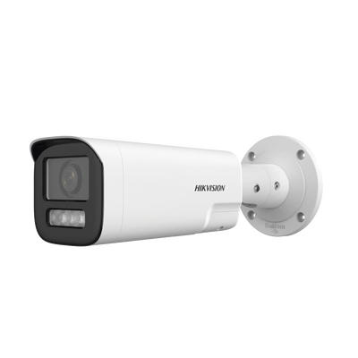 [DS-2CD1643G2-LIZSU/SL] Bala IP 4 Megapíxel / Lente Mot. 2.8 a 12 mm / Dual Light (50 mts IR + 50 mts Luz Blanca) / ACUSENSE Lite / Audio de Dos Vías /  Luz Intermitente y Alerta de Audio / Exterior IP67 / WDR 120 dB / PoE  / Micro SD