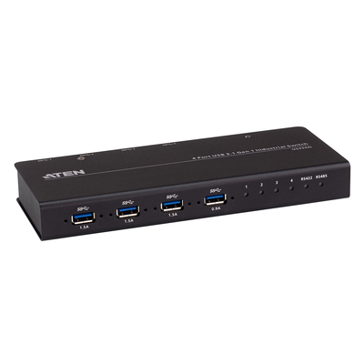 [US3344I] Conmutador concentrador industrial | 4 x 4 USB | 3.2 Gen 1