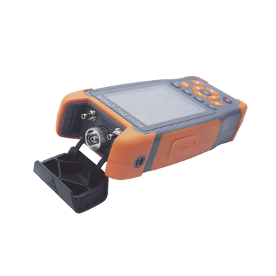 [LP-P-OPM-R] Medidor de Potencia Óptica (OPM) para Fibra Óptica en Redes FTTx / Soporta 3 Longitudes de Onda: 1310nm, 1490nm y 1550nm / Rango de Medición de -40 a 25dBm / Incluye Función VFL 10mW / Función para Probar de Cables