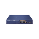 Switch PoE Administrable Capa 2, 8 Puertos PoE 802.3af/at/bt de 95 W, 2 Puertos SFP 100/1000X, Hasta 180 Watts
