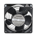 Ventilador Axial Compacto, de 4 Pulgadas, 49 CFM, 115 Vca, De Acero, Color Negro