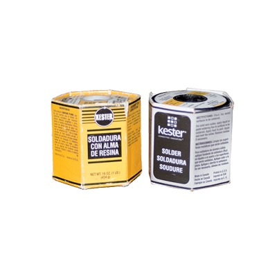 [488-SO-144] Rollo de Soldadura KESTER de 60% Sn y 40% Pb de 0.025" con 454 gr.