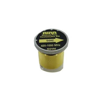 Elemento de 50 Watt para Wattmetro BIRD 43, 400-1000 MHz.