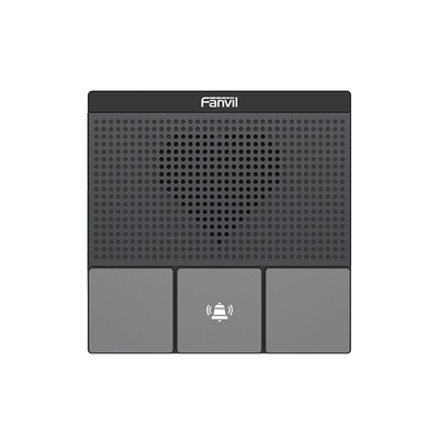 [A10W] Mini Intercomunicador Wi-Fi para hotelería, hospitales, con diseño elegante, PoE, 3 botones, 1 relevador integrado de salida y entrada.