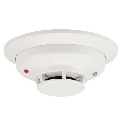 [4W-TB] Detector Fotoeléctrico de Humo de 4 Hilos con Sensor de Temperatura a 57° C, Serie i3