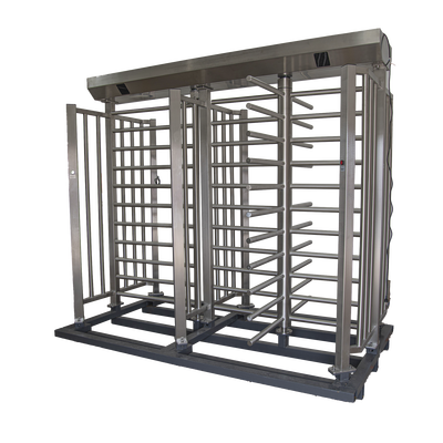 [XTD-100] Torniquete De Paso Doble de Cuerpo Completo con Puerta Lateral y Rehilete de Acceso / Fabricado en Acero Inoxidable Grado 304 /