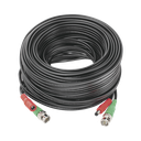 Cable Coaxial (BNC RG59) + Alimentación / SIAMES / 20 Metros (65.62 Pies) / Aleación Cobre + Aluminio CCA / Para Cámaras 4K / Uso Interior y Exterior