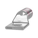 Zapata de compresión LCA1/0-38-X para cal. 1/0 Awg, Barreno para tornillo prisionero de 3/8, 1 Pz