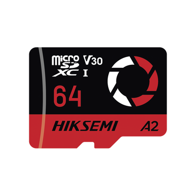 [HS-TF-E3/64G] Memoria MicroSD / Clase 10 de 64GB / Especializada Para Drones Comerciales, Cámaras de Fotografía y de Video / 180 MB/s Lectura / 150 MB/s Escritura