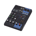 Mezcladora de Audio | 6 Canales | 2 entradas de micro/6 de línea (2 mono + 2 estéreo) | Alimentación Phantom