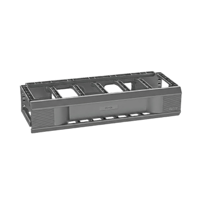 Organizador de Cables Horizontal CableTek, Sencillo (Solo Frontal), Para Rack de 19in, 2 UR