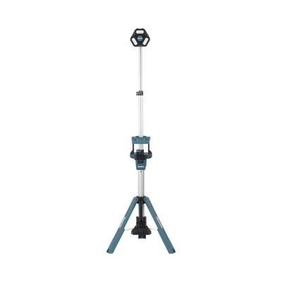 Lampara con Torre para Iluminación Inalambrica con tres Cabezales Multidireccionales , se extiende hasta 2.2 metros, Utiliza batería LXT® Litioâ€‘Ion de 18V.