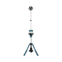 Lampara con Torre para Iluminación Inalambrica con tres Cabezales Multidireccionales , se extiende hasta 2.2 metros, Utiliza batería LXT® Litioâ€‘Ion de 18V.