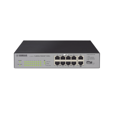 [SWR2100P10G] SWITCH DE RED POE 10 PUERTOS OPTIMIZADO P/ REDES DANTE