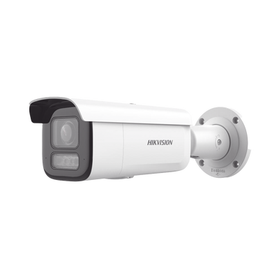 [DS-2CD2663G2-LIZS2U] [Dual Light + 2 Micrófonos Integrados] Bala IP 6 Megapixel / Lente Mot. 2.8 a 12 mm / 60 mts Luz Blanca + 60 mts IR / Exterior IP67 / IK10 /  WDR 120 dB / PoE+ / ACUSENSE / Alarmas I/O / Micro SD / ONVIF / Metal / ACUSEEK