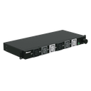 PDU Básico para Distribución de Energía, Plug de Entrada Trifásico CS8365C, Con 6 Contactos C19, Instalación Horizontal de 19in, 1UR, 50 Amp, 208 Vca