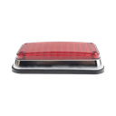 Luz de Advertencia de 6X4", Color Rojo, Ideal para Ambulancias