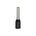 Terminal Crimpable / Hembra 1.5 mm² (AWG 16) / Camisa Plástica / Cincado Galvanizado / Negro