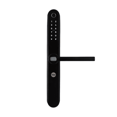 [MX83353] Cerradura Eléctrica Digital Yale YSD100 / Mecanismo 2885 Negro / HUB Yale Connect / 100 Códigos y Huellas / 3 Tarjetas Proximidad / Compatible Alexa y Google / Para Perfiles Aluminio 1"
