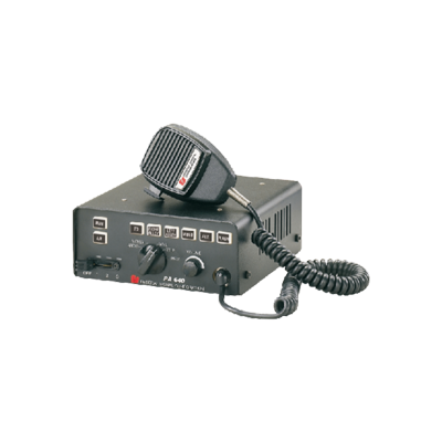 [640-000] Sirena electrónica de 100 W con control para 6 luces auxiliares e interconexión para radio