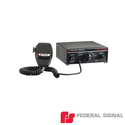 [690-002] Sirena Compacta Serie PA-300 de 100 W de potencia, con tono PRIORITARIO, ideal para Vehículos Oficiales