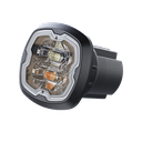 Estrobo Oculto, 6 LED, Claro, SAE Clase I, Empotrable, Lente Transparente