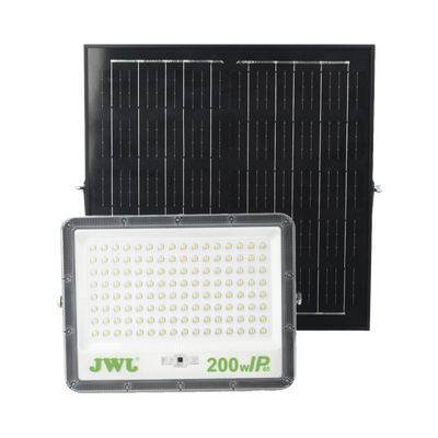 [JLRE-SOL-01-200N] Reflector de 200 W con Panel Solar  /  Batería 3.2  V CD / T.C.C. 6 500 K / IP65.