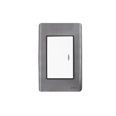 [JTL-E7501] Apagador Sencillo de 10 A 127 V CA ~ 60 Hz / Placa de Acero.