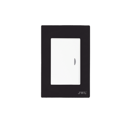 [JTL-F7602] Apagador Escalera Sencillo de 10 A/ 127 V CA ~ 60 Hz / Placa Negra.