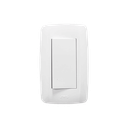 Apagador Sencillo de 127 V 10 A /Color Blanco.