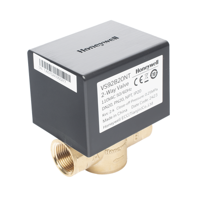 [VS92B20NT] Válvula 1/2" de control eléctrica VS9 para fan coil: DN20: PN20: 2 vías: 110 V CA: conexión NPT