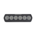 Luz de Trabajo Ultra brillante Rectangular, 6 LED, 1300 Lúmenes, 12-24 Vcd